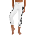 El Chapo Logo WHT OUT Yoga Capri Leggings