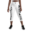 El Chapo Logo WHT OUT Yoga Capri Leggings