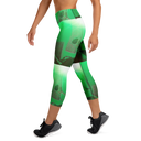 ABS Green MIC 1 Yoga Capri Leggings
