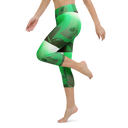 ABS Green MIC 1 Yoga Capri Leggings