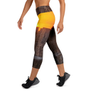 El Chapo Sunset Brunch Yoga Capri Leggings