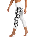 El Chapo Logo WHT OUT Yoga Capri Leggings