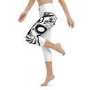 El Chapo Logo WHT OUT Yoga Capri Leggings
