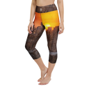 El Chapo Sunset Brunch Yoga Capri Leggings
