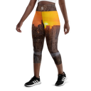 El Chapo Sunset Brunch Yoga Capri Leggings