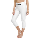 AIFFIA Logo WHT OUT Yoga Capri Leggings