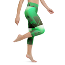 ABS Green MIC 1 Yoga Capri Leggings