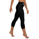 AIFFIA Logo BLK OUT Yoga Capri Leggings
