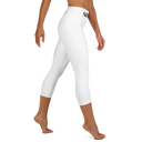 AIFFIA Logo WHT OUT Yoga Capri Leggings
