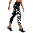 El Chapo Logo BLK OUT Yoga Capri Leggings