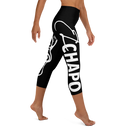 El Chapo Logo BLK OUT Yoga Capri Leggings