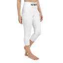 AIFFIA Logo WHT OUT Yoga Capri Leggings
