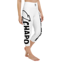 El Chapo Logo WHT OUT Yoga Capri Leggings
