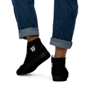 AIFFIA Logo BLK Out Short Men’s high top canvas shoes