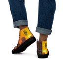 El Chapo Sunset Brunch BLK Men’s Black high top canvas shoes