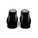 El Chapo BLK Out Men’s high top canvas shoes