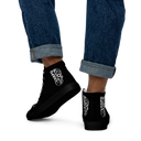 El Chapo BLK Out Men’s high top canvas shoes