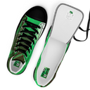 ABS Green Mic 1 BLK Men’s high top canvas shoes