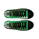 ABS Green Mic 1 BLK Men’s high top canvas shoes