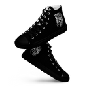 El Chapo BLK Out Men’s high top canvas shoes