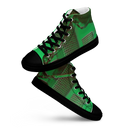 ABS Green Mic 1 BLK Men’s high top canvas shoes