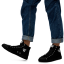 AIFFIA Logo BLK Out Short Men’s high top canvas shoes