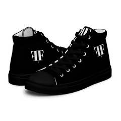 AIFFIA Logo BLK Out Short Men’s high top canvas shoes