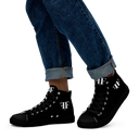 AIFFIA Logo BLK Out Short Men’s high top canvas shoes