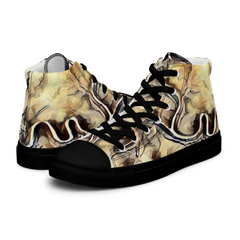 AIFFIA MOTHERLAND 1 BLK Men’s high top canvas shoes