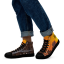 El Chapo Sunset Brunch BLK Men’s Black high top canvas shoes