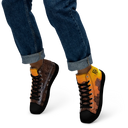 El Chapo Sunset Brunch BLK Men’s Black high top canvas shoes