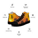 El Chapo Sunset Brunch BLK Men’s Black high top canvas shoes