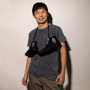 El Chapo BLK Out Men’s high top canvas shoes