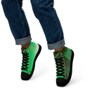 ABS Green Mic 1 BLK Men’s high top canvas shoes