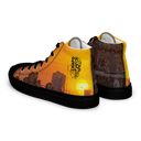 El Chapo Sunset Brunch BLK Men’s Black high top canvas shoes