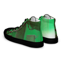 ABS Green Mic 1 BLK Men’s high top canvas shoes