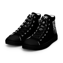 El Chapo BLK Out Men’s high top canvas shoes