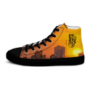 El Chapo Sunset Brunch BLK Men’s Black high top canvas shoes