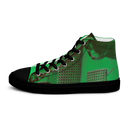 ABS Green Mic 1 BLK Men’s high top canvas shoes