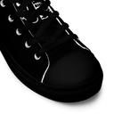 El Chapo BLK Out Men’s high top canvas shoes