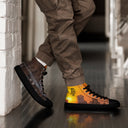 El Chapo Sunset Brunch BLK Men’s Black high top canvas shoes