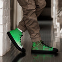 ABS Green Mic 1 BLK Men’s high top canvas shoes