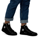 AIFFIA Logo BLK Out Short Men’s high top canvas shoes