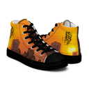 El Chapo Sunset Brunch BLK Men’s Black high top canvas shoes