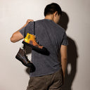 El Chapo Sunset Brunch BLK Men’s Black high top canvas shoes