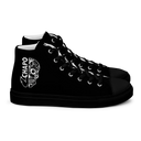 El Chapo BLK Out Men’s high top canvas shoes