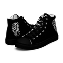 El Chapo BLK Out Men’s high top canvas shoes