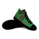 ABS Green Mic 1 BLK Men’s high top canvas shoes