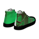 ABS Green Mic 1 BLK Men’s high top canvas shoes