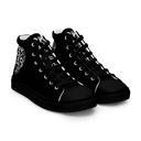 El Chapo BLK Out Men’s high top canvas shoes